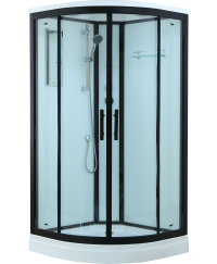 Timo Standart T-6601 Black душевая кабина (100*100*220), шт