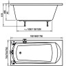 Ванна акриловая Ravak Domino Plus 170x75 - Ванна акриловая Ravak Domino Plus 170x75