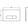 КНОПКА СМЫВА IDEAL STANDARD OLEAS M1 R0115AC Белый ХРОМ - КНОПКА СМЫВА IDEAL STANDARD OLEAS M1 R0115AC Белый ХРОМ