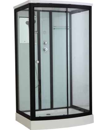 Timo Standart T-6615 Black душевая кабина (120*90*220), шт 