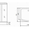 Timo Standart T-6615 Black душевая кабина (120*90*220), шт - Timo Standart T-6615 Black душевая кабина (120*90*220), шт