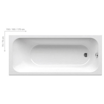 Ванна акриловая Ravak Chrome 160x70 Ванна акриловая Ravak Chrome 160x70