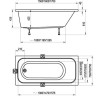 Ванна акриловая Ravak Chrome 160x70 - Ванна акриловая Ravak Chrome 160x70
