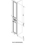 M41CSR0303WG Palace One, шкаф-колонна на ножках, универсальный, 30 см, белый, глянец, шт - M41CSR0303WG Palace One, шкаф-колонна на ножках, универсальный, 30 см, белый, глянец, шт