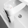 Смеситель для умывальника с инновационным управлением Push Control, белый матовый, Slide, IDDIS, SLIWTBTi01 - Смеситель для умывальника с инновационным управлением Push Control, белый матовый, Slide, IDDIS, SLIWTBTi01
