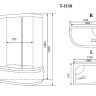 Timo Standart T-1110 R душевая кабина (110*85*220), шт - Timo Standart T-1110 R душевая кабина (110*85*220), шт
