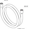 760400164 Душ.шланг, 1750 мм, шт - 760400164 Душ.шланг, 1750 мм, шт