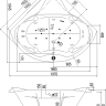 Ванна акриловая EXCELLENT Konsul 150x150 - Ванна акриловая EXCELLENT Konsul 150x150