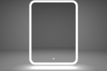 Зеркало Glamour LED 685х915 с сенсором и подогревом 2 кнопки ЗЛП150 
