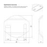 Крючок одинарный, латунь, Edifice, IDDIS, EDISB10i41 - Крючок одинарный, латунь, Edifice, IDDIS, EDISB10i41