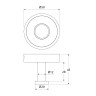 Крючок одинарный, латунь, Calipso, IDDIS, CALSB10i41 - Крючок одинарный, латунь, Calipso, IDDIS, CALSB10i41