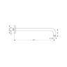 Hansgrohe  27410000  держатель душа 470 мм - Hansgrohe  27410000  держатель душа 470 мм