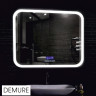 Зеркало Demure LED 1000x700 с сенсором и часами ЗЛП727 - Зеркало Demure LED 1000x700 с сенсором и часами ЗЛП727