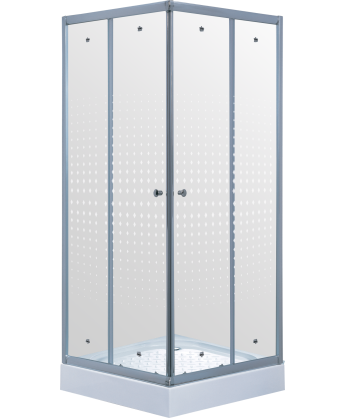 Timo душевой угол TL-8002 Romb Glass (80*80*200), шт 