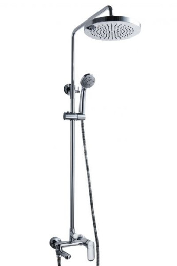 Душевая колонна со смесителем для ванны Bravat OPAL C F6125183CP-A1-RUS Душевая колонна со смесителем для ванны Bravat OPAL C F6125183CP-A1-RUS