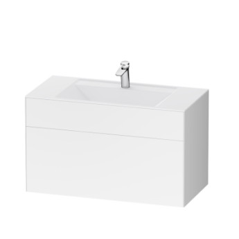 M50AFHX1003WM INSPIRE V2.0, База под раковину, подвесная, 100 см, 3 ящика, push-to-open, белый матов 