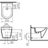 Vitra S50 5324B003-0288 биде подвесное - Vitra S50 5324B003-0288 биде подвесное