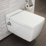 Vitra Metropole 7672В003-6112 унитаз подвесной 56см VitraAflush (безободковый) с функцией биде с контейнером для чистящей жидкости VitraAFresh и сиденьем микролифт - Vitra Metropole 7672В003-6112 унитаз подвесной 56см VitraAflush (безободковый) с функцией биде с контейнером для чистящей жидкости VitraAFresh и сиденьем микролифт