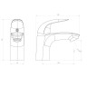 310210000 Palace Bit, смеситель для умывальника без дк - 310210000 Palace Bit, смеситель для умывальника без дк