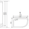 Timo Comfort T-8802R Clean Glass душевая кабина (120*85*220), шт - Timo Comfort T-8802R Clean Glass душевая кабина (120*85*220), шт