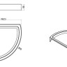 W83T-315-090W Like Solo Slide Поддон для душ. ограждения, 90x90, белый акрил - W83T-315-090W Like Solo Slide Поддон для душ. ограждения, 90x90, белый акрил